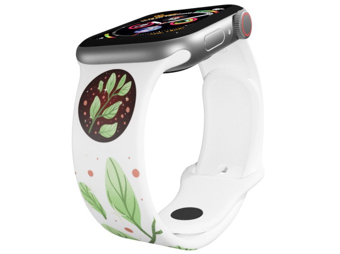 Apple watch řemínek Země (Barva Bílá, Rozměr 42/44/45/46/49mm)
