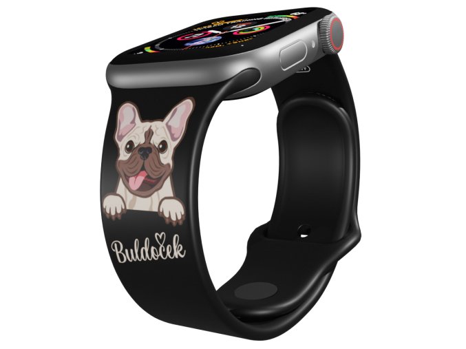 Apple watch řemínek Buldoček (Rozměr 42/44/45/46/49mm)