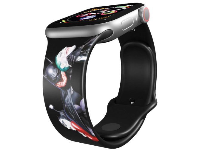 Apple watch řemínek Batman 30 - Batman, Joker a Harley Quinn (Rozměr 42/44/45/46/49mm)