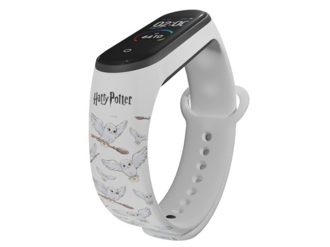 Náhradní náramek Mi band 3/4/5/6/7 Harry Potter - Hedvika (Barva Vícebarevná, Pro Přístroj Xiaomi Mi Band 7)