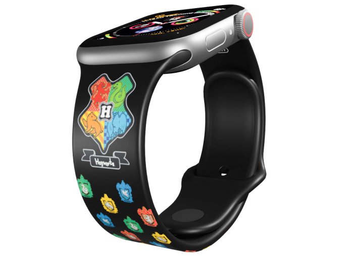 Apple watch řemínek Harry Potter - Bradavické koleje (Rozměr 42/44/45/46/49mm)