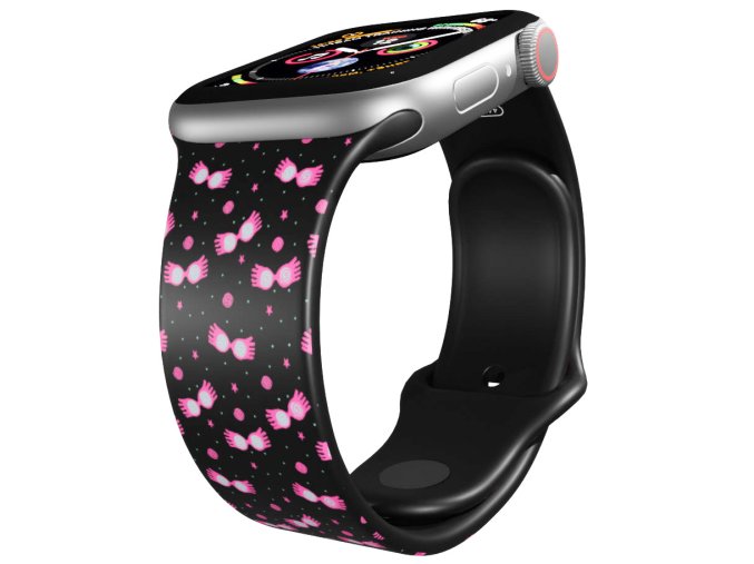 Apple watch řemínek Harry Potter - Strašibrýle (Rozměr 42/44/45/49mm, barva pásku modrá)