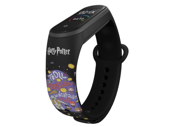 Náhradní náramek Mi band 3/4/5/6/7 Harry Potter - TROL VE SKLEPENÍ (Barva Vícebarevná, Pro Přístroj Xiaomi Mi Band 7)