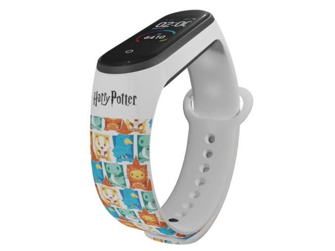 Náhradní náramek Mi band 3/4/5/6/7 Harry Potter - BRADAVICKÉ KOLEJE (Barva Vícebarevná, Pro Přístroj Xiaomi Mi Band 7)
