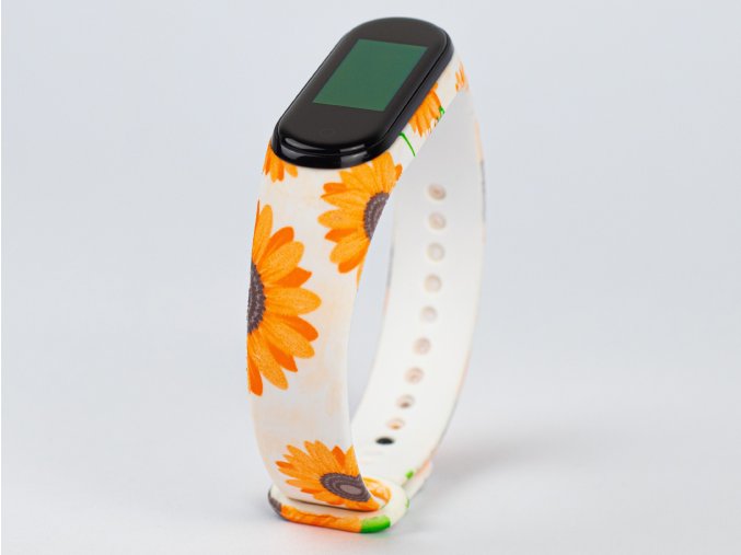 8381 oranzova slunecnice nahradni naramek mi band 5 6 7oranzova slunecnice