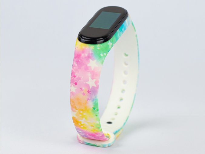 8411 duhove hvezdicky nahradni naramek pro mi band 3 4duhove hvezdicky
