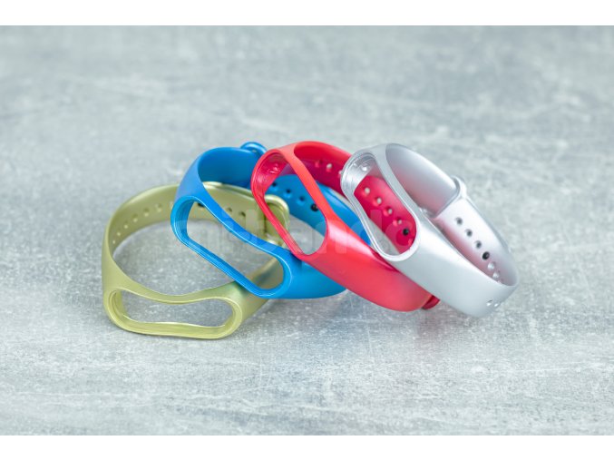 Náhradní náramek Metalický pro  Mi Band 3/4/5/6/7 (Barva Zlatá, Pro Přístroj Xiaomi Mi band 3/4/5/6/7, Velikost náramku Mi band 7)
