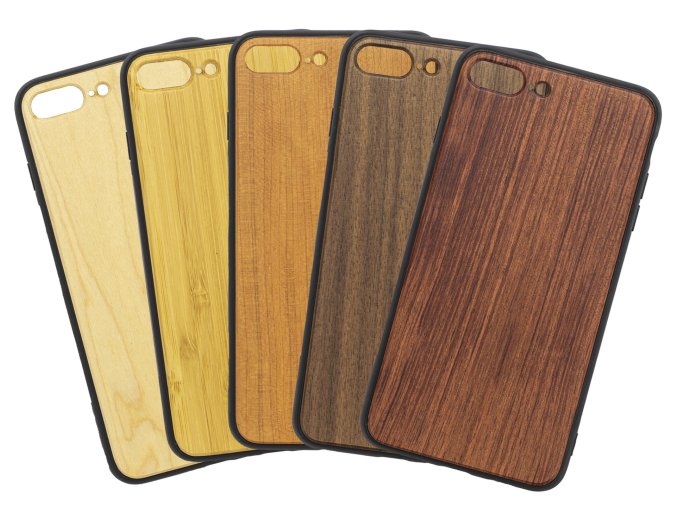 Dřevěný kryt pro iPhone 6+/6s+ (Barevná varianta Ořech)