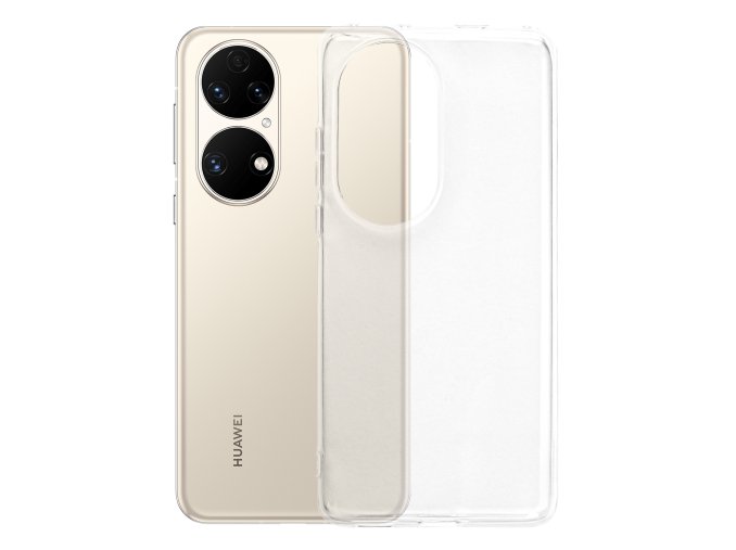 Huawei P50 Pro - Průhledný kryt (Typ krytu Zesílená ochrana rohů a hran)