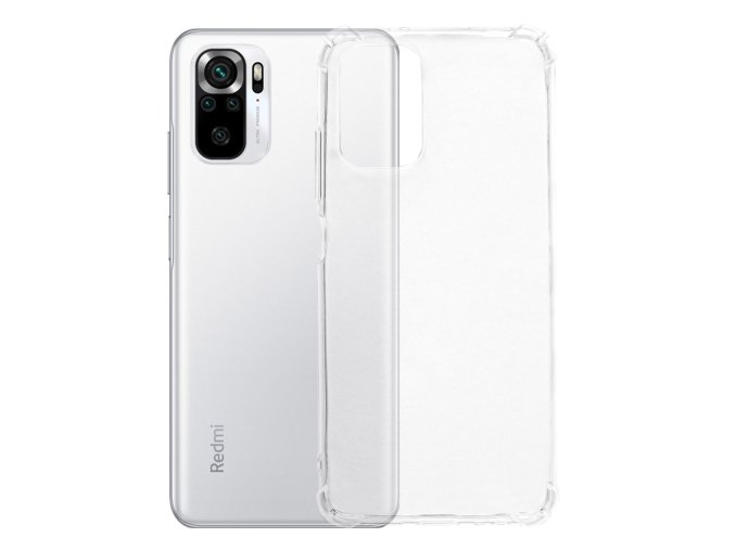 Jednobarevný průhledný kryt na Xiaomi Redmi Note 10 4G / Note 10S (Typ krytu Zesílená ochrana rohů a hran)