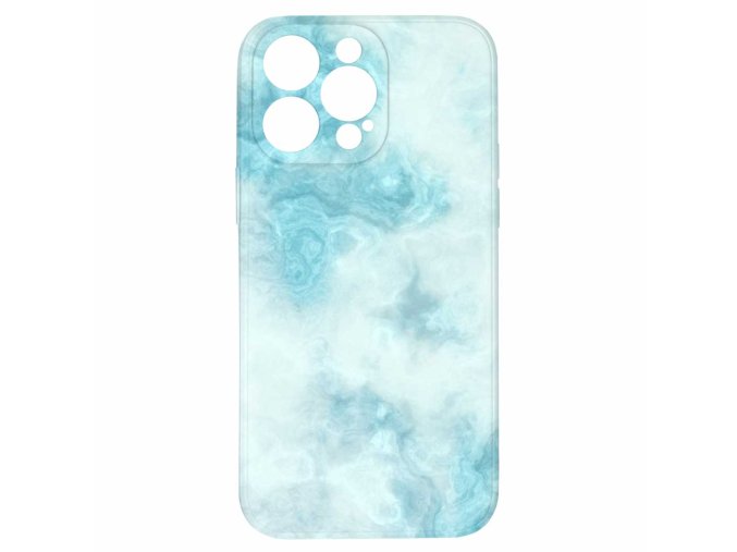 9915 svetle modry mramor pro iphone 14 pro maxsvetle modry