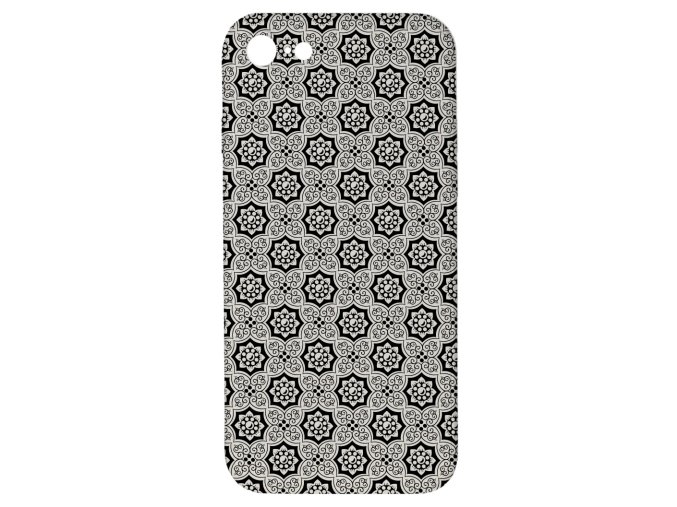 11475 kvetiny cerny pro iphone 7 8 se2020k34