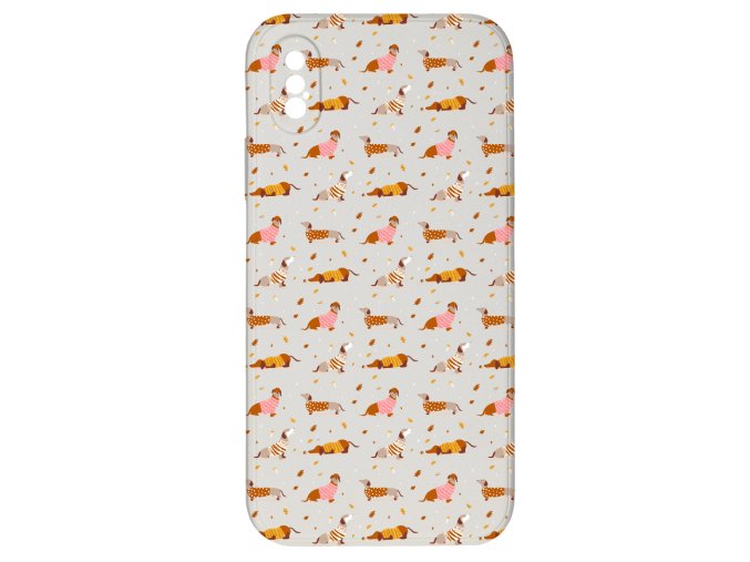 13239 jezevcici ve svetru pro iphone x xsk46