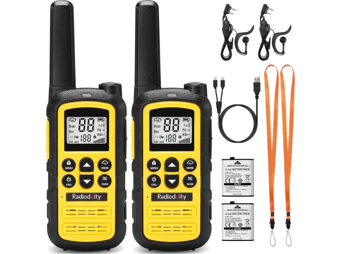 Radioddity PR-T6 Walkie Talkie PMR446 bezlicenční radiostanice