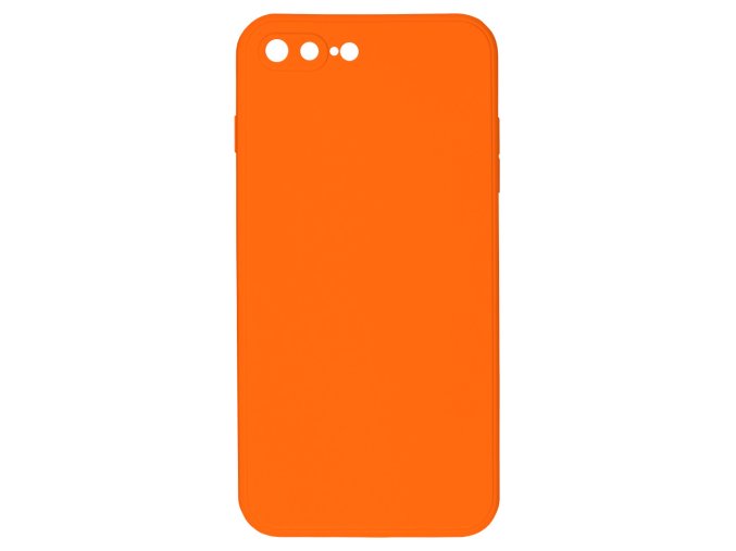 15165 jednobarevny kryt oranzovy na iphone 7p 8p7 8 oranzova