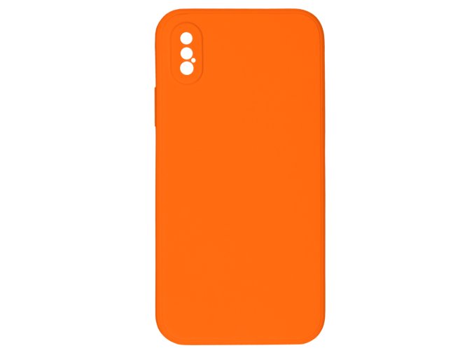 15210 jednobarevny kryt oranzovy na iphone x xsx xs oranzova