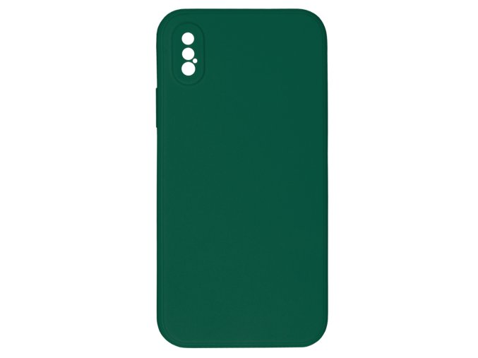 15219 jednobarevny kryt tmave zeleny na iphone x xsx xs tmavezelena