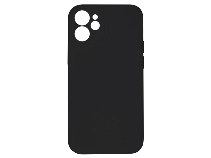 15528 jednobarevny kryt cerny na iphone 12 mini12mini cerna