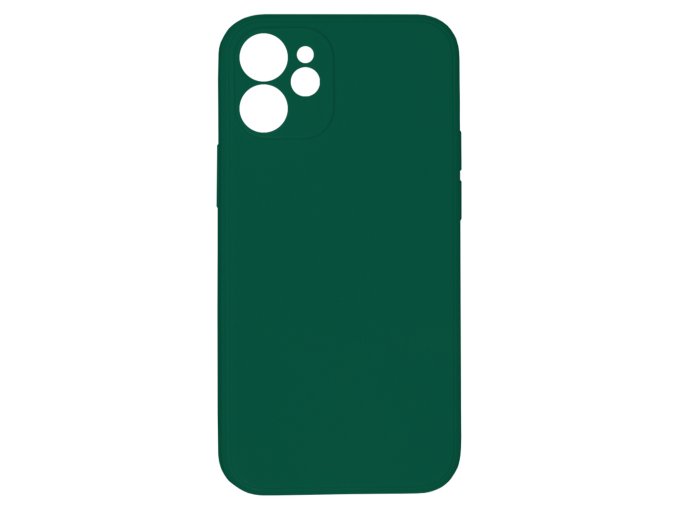 15543 jednobarevny kryt tmave zeleny na iphone 12 mini12mini tmavezelena