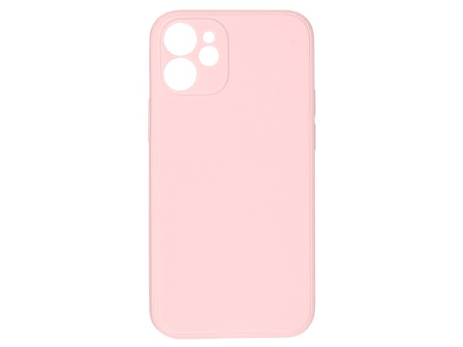 15555 jednobarevny kryt piskove ruzovy na iphone 12 mini12mini piskoveruzova