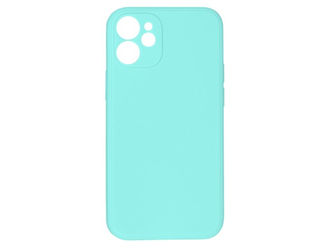 15564 jednobarevny kryt pastelove zeleny na iphone 12 mini12mini svetlemodra