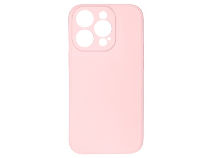 15924 jednobarevny kryt piskove ruzovy na iphone 14 pro14pro piskoveruzova