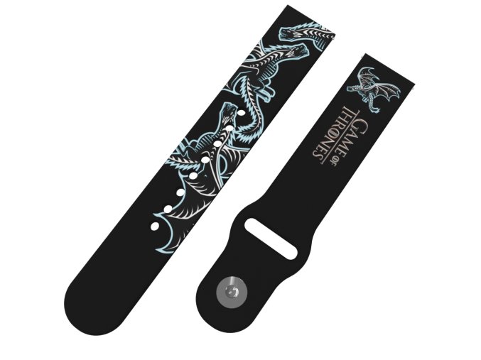 18303 3 got 10 ledovy viserion reminek 20 mm0103 g62 blk a