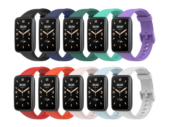 Jednobarevný řemínek pro Mi band 7 PRO (Barva Bílá, Pro Přístroj Mi band 7 Pro)