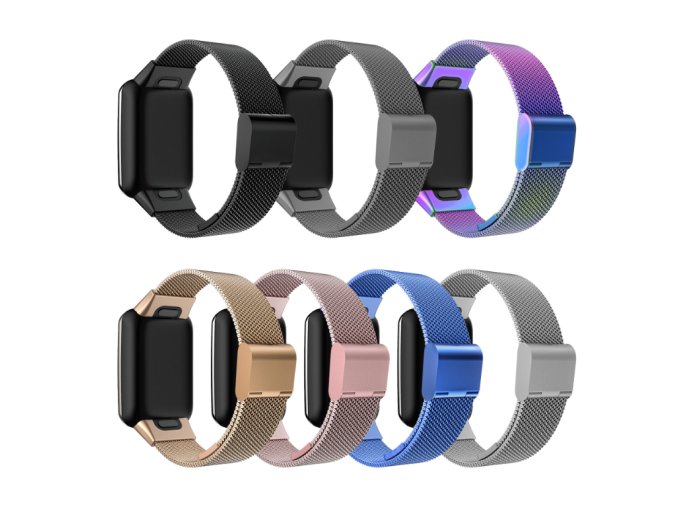 Milánský tah řemínek pro Mi band 7 PRO (Barva Stříbrný, Pro Přístroj Mi band 7 Pro)