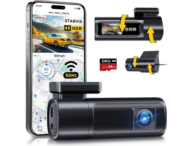 GKU D900 / 4K+2.5K Dashcam