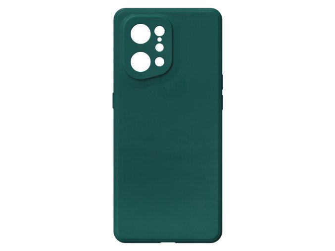 19967 jednobarevny kryt zeleny na oppo find x5oppo find x5 green