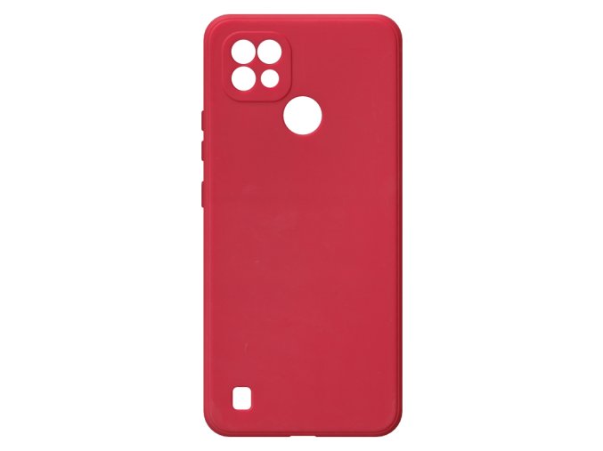 20186 jednobarevny kryt cerveny na oppo realme c21oppo realme c21 red