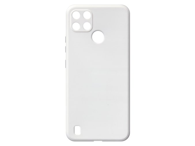 20204 jednobarevny kryt bily na oppo realme c21 yoppo realme c21 y white