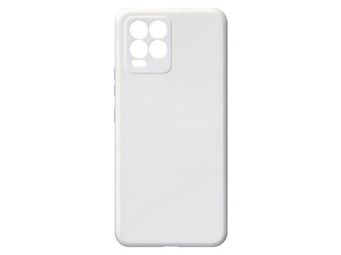20492 jednobarevny kryt bily na oppo realme 8 pro 4goppo realme 8 pro 4g white