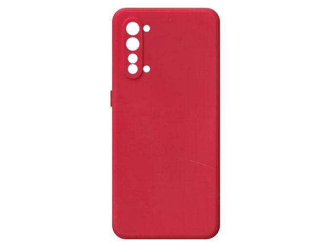 20834 jednobarevny kryt cerveny na oppo reno 3 5goppo reno 3 5g red