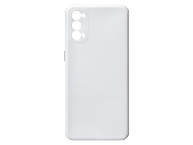 20852 jednobarevny kryt bily na oppo reno 4 5goppo reno 4 5g white