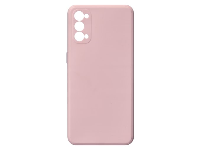 20855 jednobarevny kryt piskove ruzovy na oppo reno 4 5goppo reno 4 5g pink