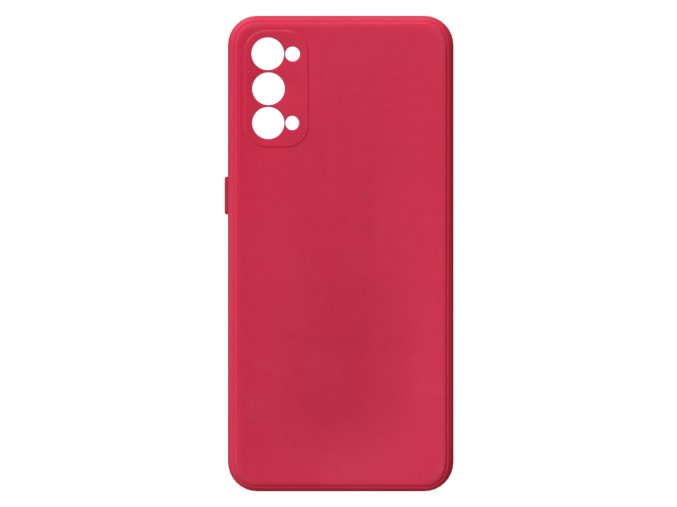 20858 jednobarevny kryt cerveny na oppo reno 4 5goppo reno 4 5g red