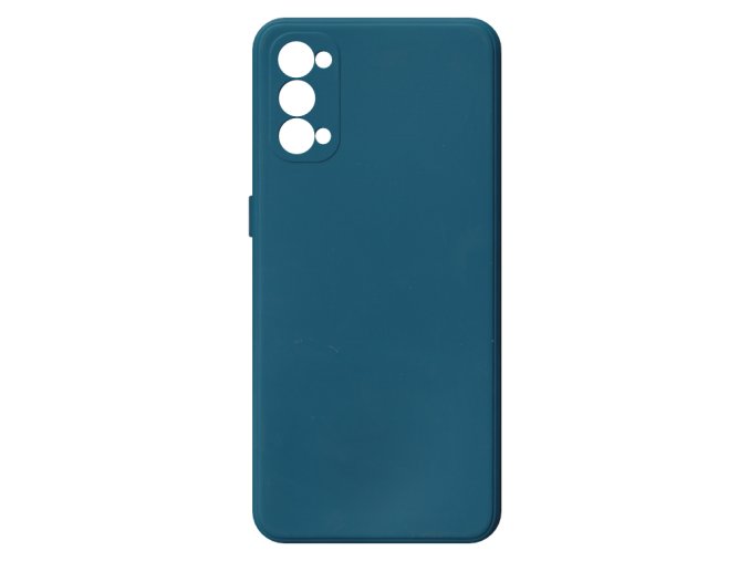 20864 jednobarevny kryt modry na oppo reno 4 5goppo reno 4 5g blue