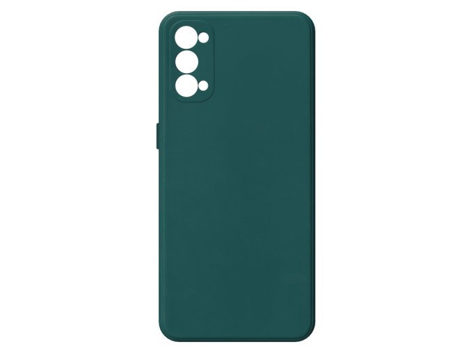 20867 jednobarevny kryt tmave zeleny na oppo reno 4 5goppo reno 4 5g green