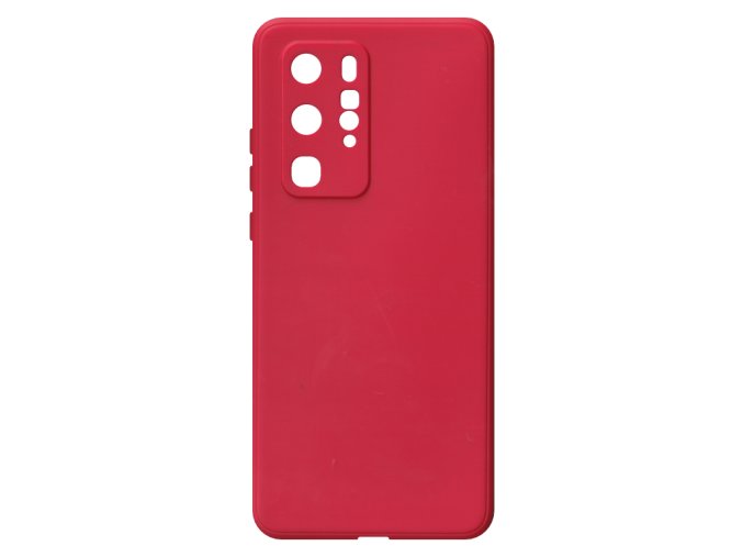 24059 jednobarevny kryt cerveny na huawei p40 prohuawei p40 pro red