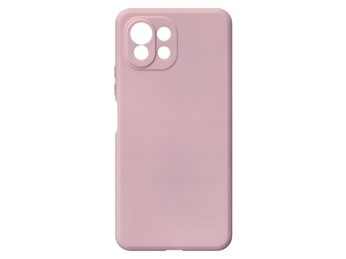 25277 jednobarevny kryt piskove ruzovy na xiaomi mi 11 litexiaomi mi 11 lite pink