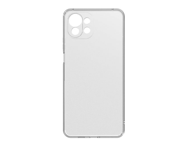 25295 jednobarevny kryt pruhledny na xiaomi mi 11 litexiaomi mi 11 lite pruhledny silikon 1
