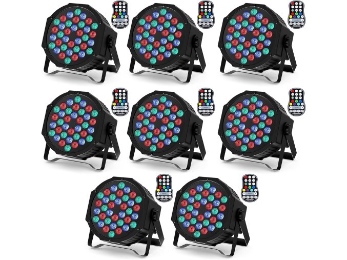 U`King 8 ks RGB pódiových světel