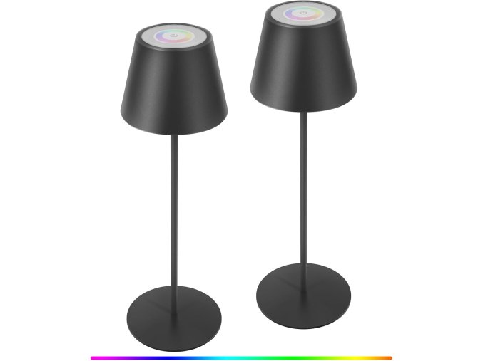 uuffoo 2x LED akumulátorová stolní lampa