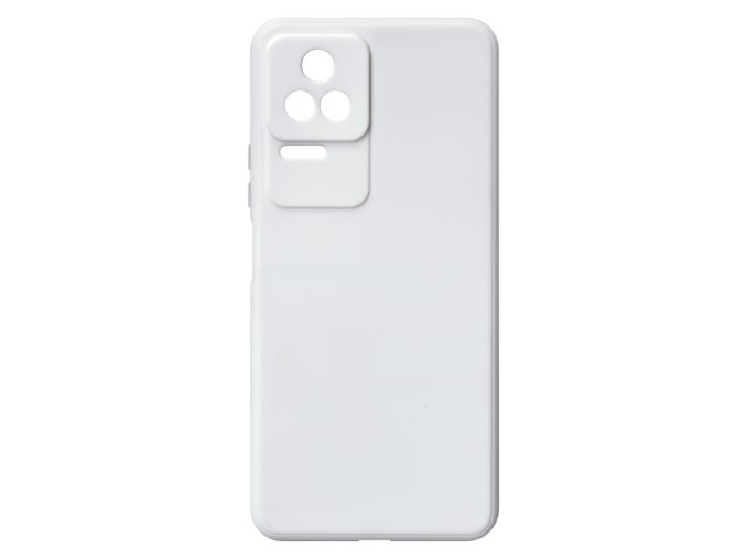 26282 jednobarevny kryt bily na xiaomi poco f4 5g k40sxiaomi poco f4 5g redmi k40s white