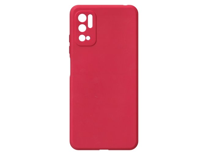 26360 jednobarevny kryt cerveny na xiaomi poco m3 pro 5gxiaomi poco m3 pro 5g red