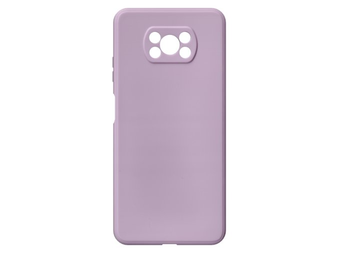 26483 jednobarevny kryt fialovy na xiaomi poco x3 proxiaomi poco x3 pro levander