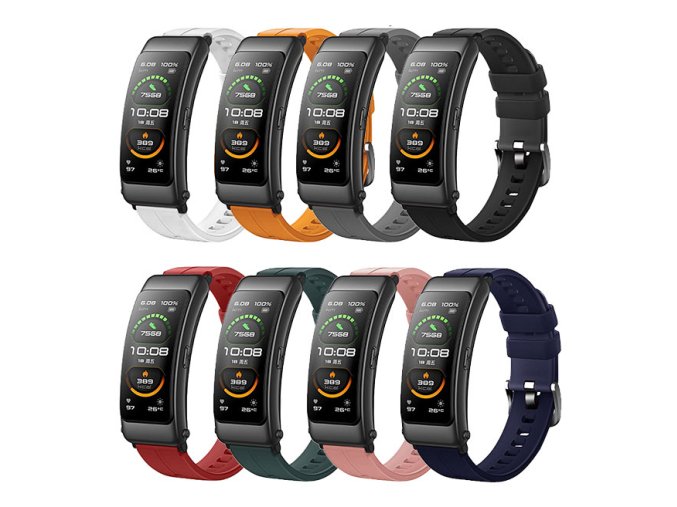 Jednobarevný řemínek pro Huawei TalkBand 6 (Barva Tmavě modrá, Pro Přístroj Huawei TalkBand 6)