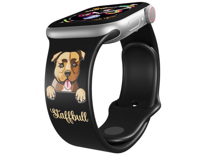Apple watch řemínek Staffbull (Rozměr 42/44/45/46/49mm, barva pásku bílá)